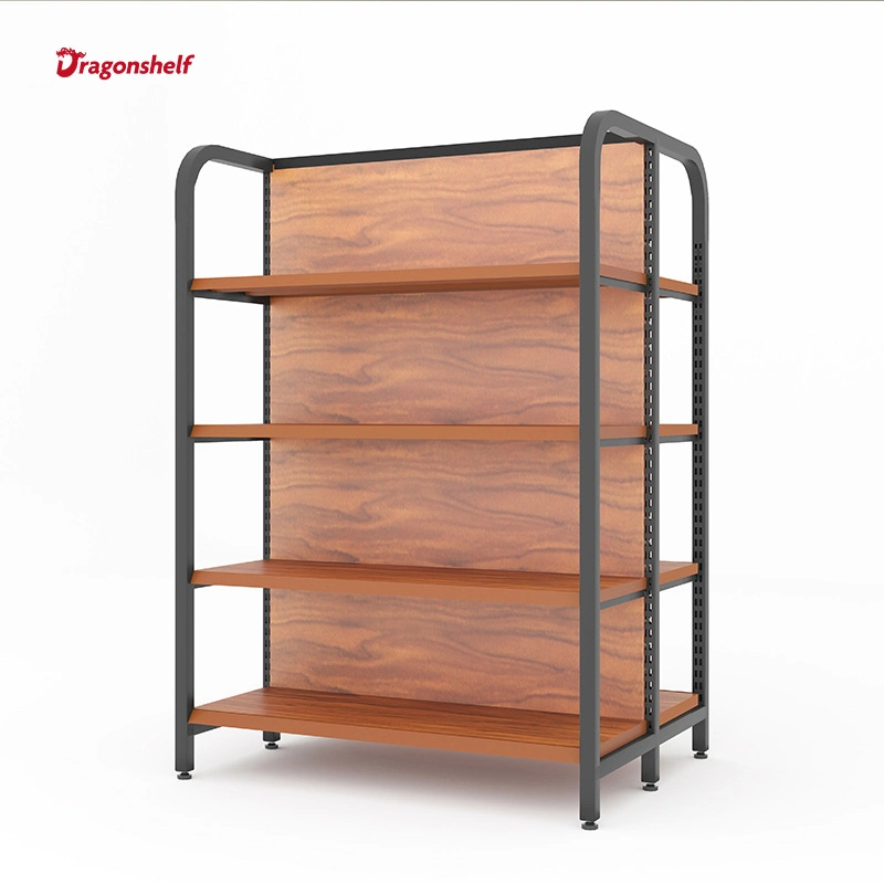 Dragonshelf Factory Single Sided Supermarket Shelf Fast Delivery Store Display Rack