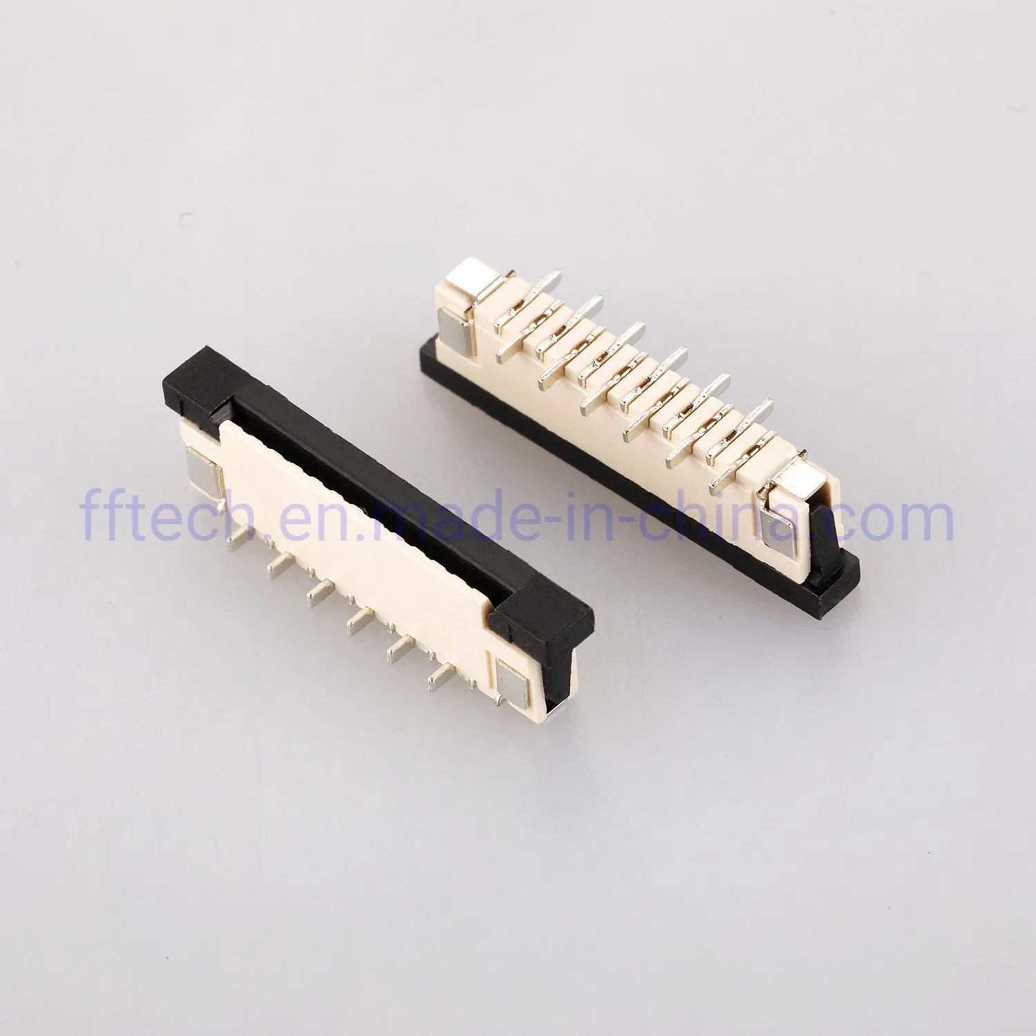 Factory Supply Vertical Surface Mount SMD 0.5mm 1.0mm Pitch FFC Connector Top and Bottom FPC Connector Flat Flex Connectors