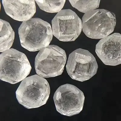 ماسات من نوع Natural Diamond Natural ذو حجم كبير فريد من نوعه مع ماسات رمادية خشنة غير مقطعة الخرز الفضفاضة 3مم 4مم