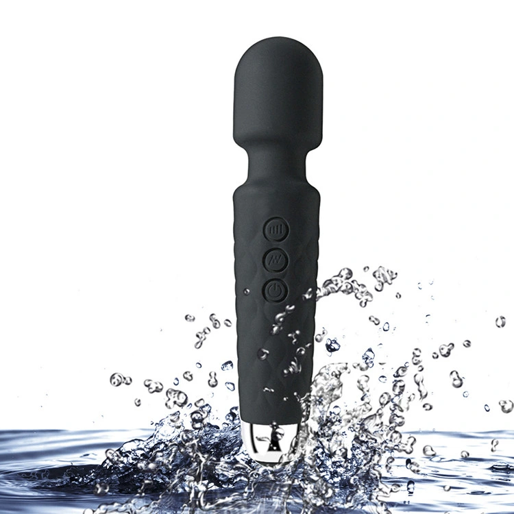 Vibrateur pour femmes, masseur USB sans fil puissant à mémoire intégrée, avec logo OEM, portable et sans fil, de grande taille, pour le corps, utilisable comme jouet sexuel.