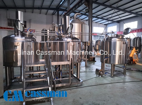 Cassman 2 السفن SUS304 500L البيرة مصنع الجعة مع شهادة CE