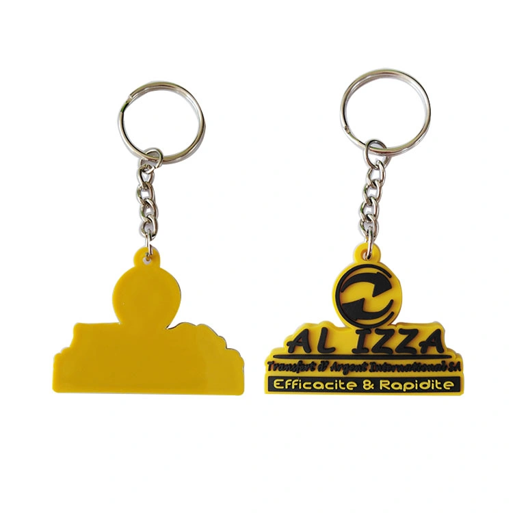 Custom Soft Touch PVC Key Ring, Multi Color