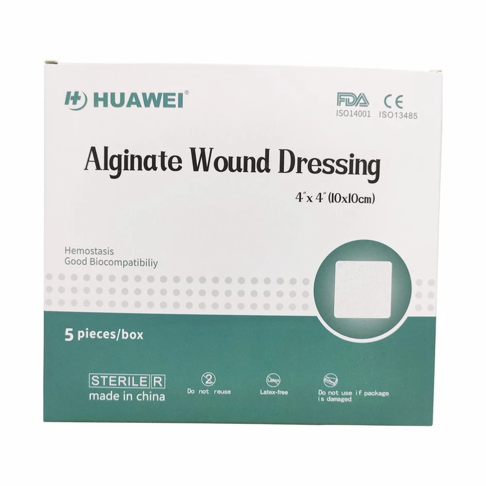 Calcium Alginate Dressing for Surgical Wounds 4"X4" 5PC/Pack