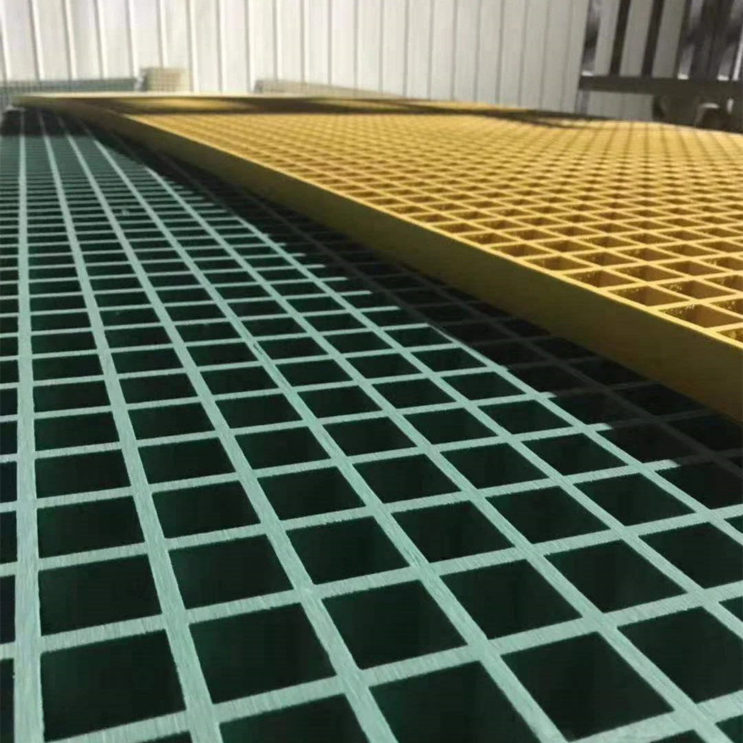 Fábrica Venta directa FRP rejilla plástica GRP Grate FRP moldeado Rallando