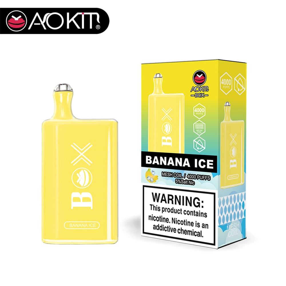 Aloe recargable Uva 4000 inhalaciones Vapes desechable cigarrillos electronicos