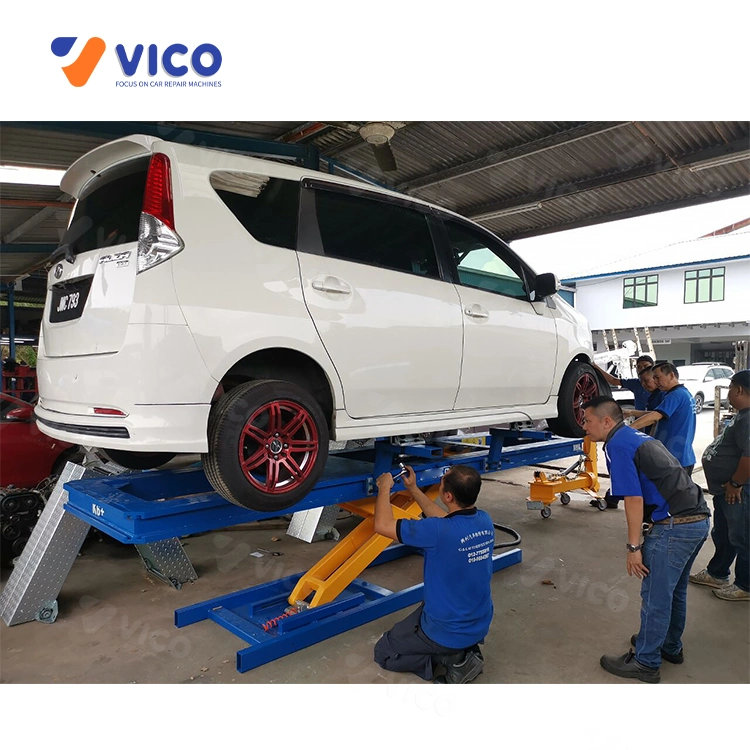 Vico Auto estrutura corporal máquina puxando o Post Carro de reparo de colisão