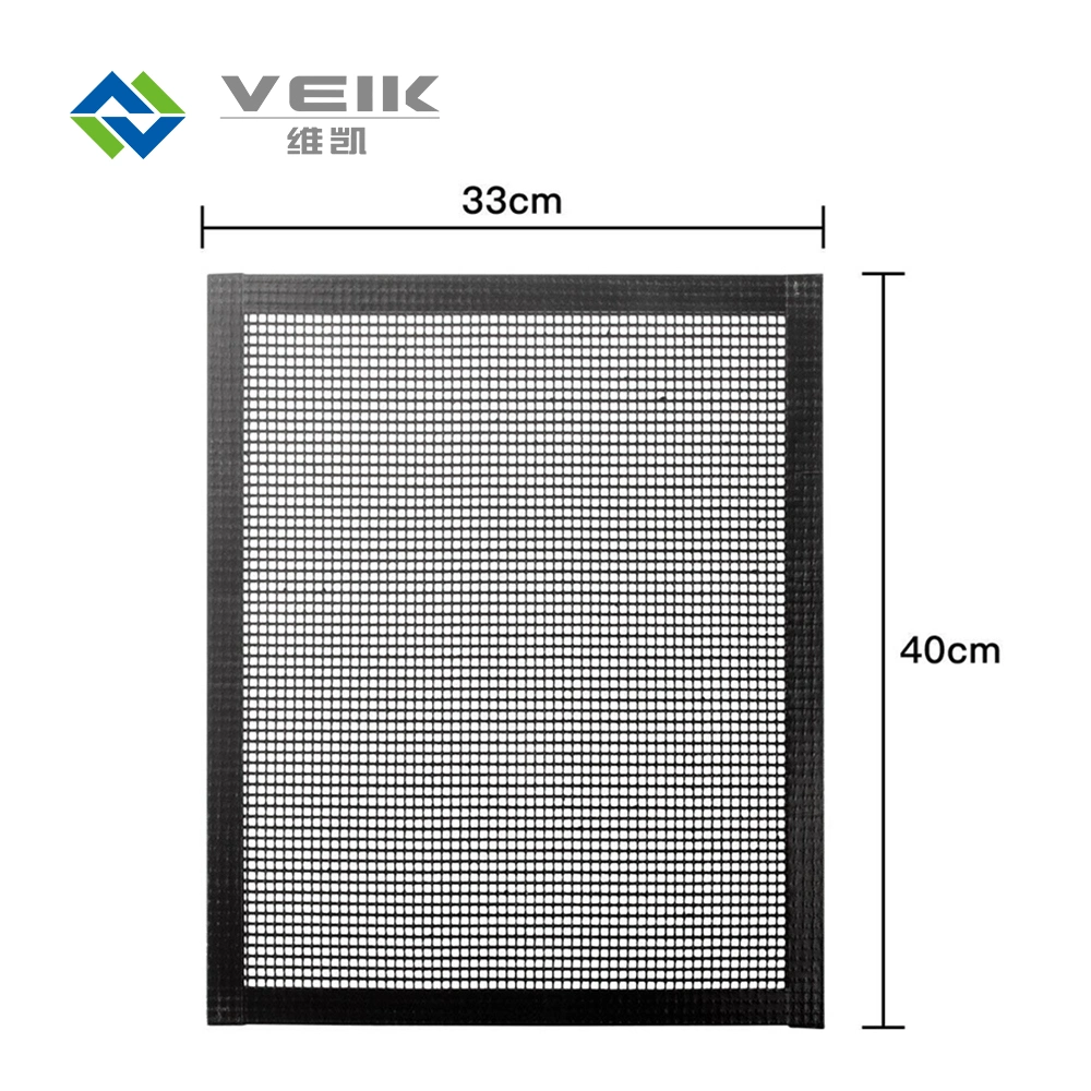 Питание безопасной Термостойкий PTFE стекловолоконной ткани Mesh гриля для барбекю коврик с режущей кромкой