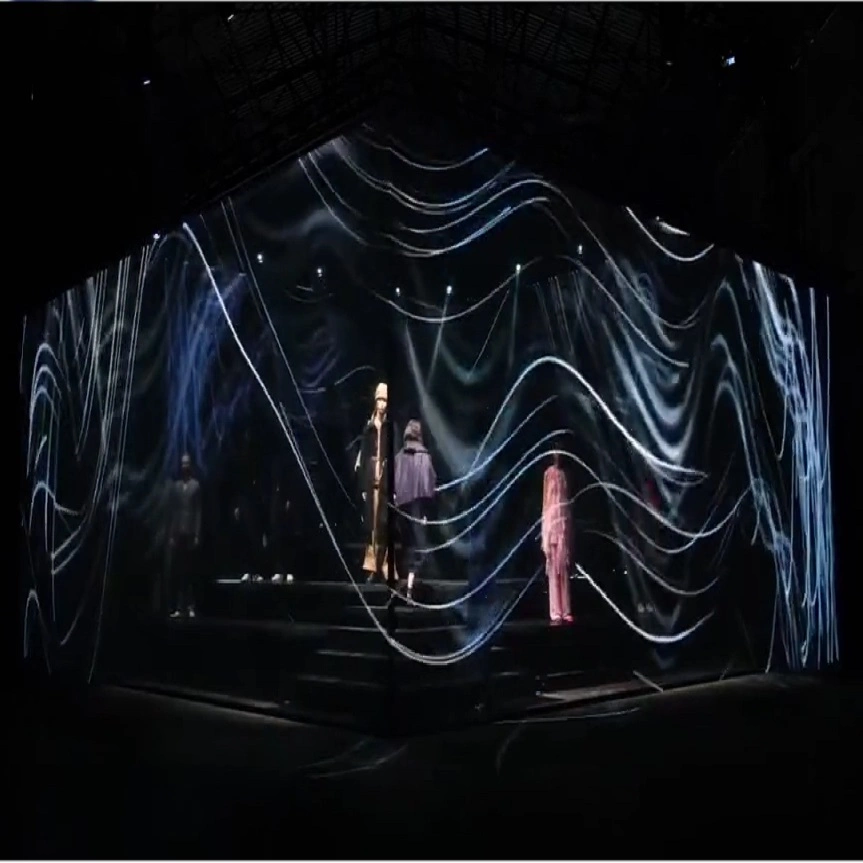 Holographic 3D Projection System Hologram Mesh Screen