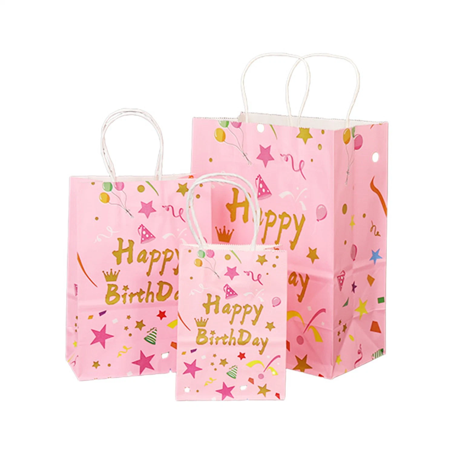 Großhandel/Lieferant Cartoon Custom Birthday Party Geschenk Papiertasche Mall Shopping Tasche