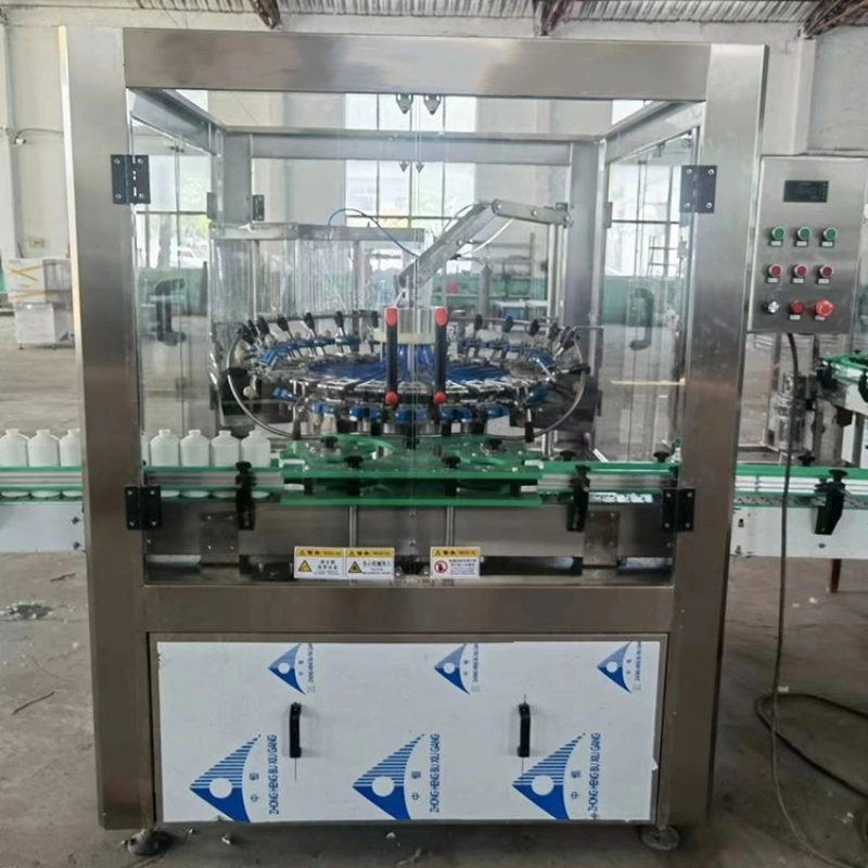 Round, Square, Flat Shaped Glass Bottle Washing Cleaning Rinsing Machine