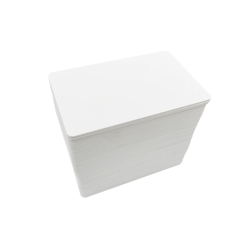 PVC ISO Ultra Pure Milky Contactless White IC Card