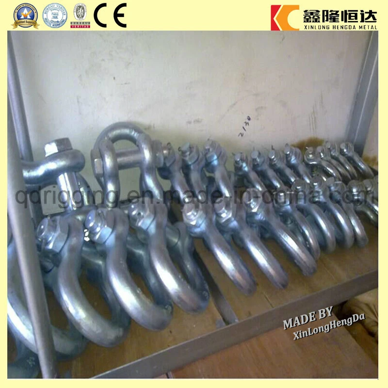 U. S Type Screw Pin Bow Anchor Swivel Shackle