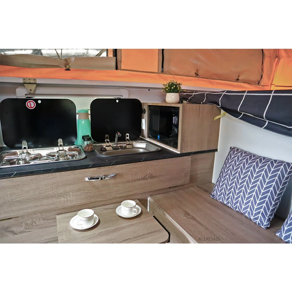 Expedition Truck Bett Camper zum Abholen mit Klimaanlage und Badezimmer Zum Verkauf