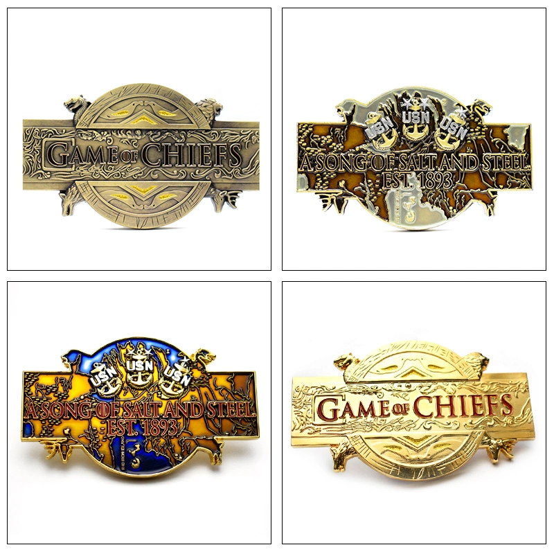 China Wholesale/Supplier Custom Metal Zinc Alloy Brass Cheap 3D Collectors Military Army Navy Police Coins
