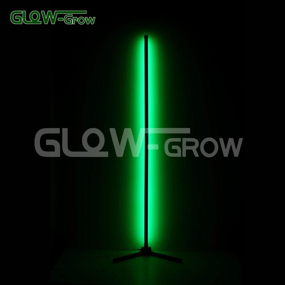 Smart RGBW LED Music Sync Colorful Corner Floor Lamp Light with Tuya Alex System