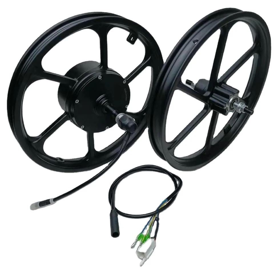 16 Inch Electric Motor Hub 36V 250W Aluminum Alloy Rear Wheel Hub Motor for Folding Ebike