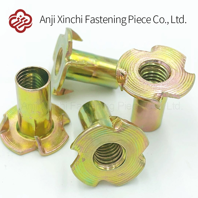 Four Claw Nut T-Nut Furniture Fastener