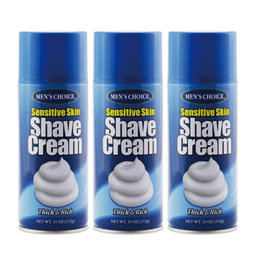 OEM/ODM 3 in 1 Regular and Sensitive Shaving Foam/Cream/Gel