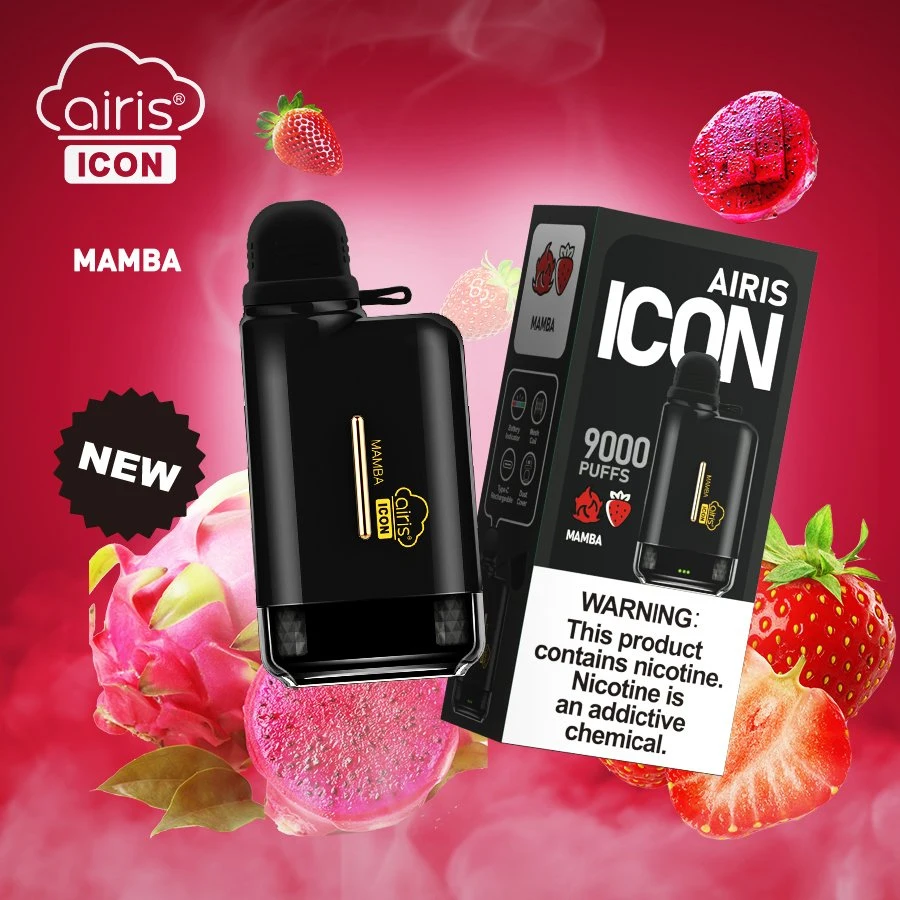 Airis Icon 9000 Puffs Pod de cassette jetable 20 ml rechargeable jetable Dispositif VAPE