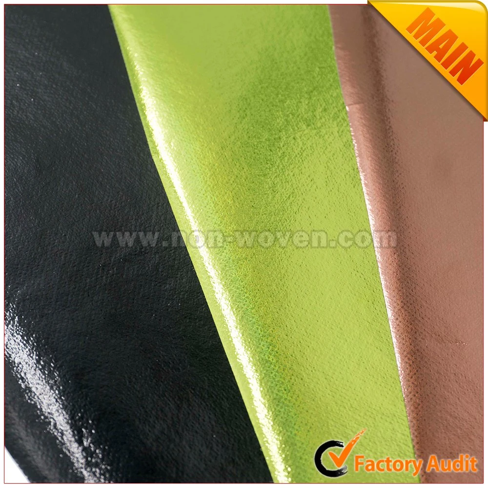 Metálicos laminados película PET Nonwoven Fabric