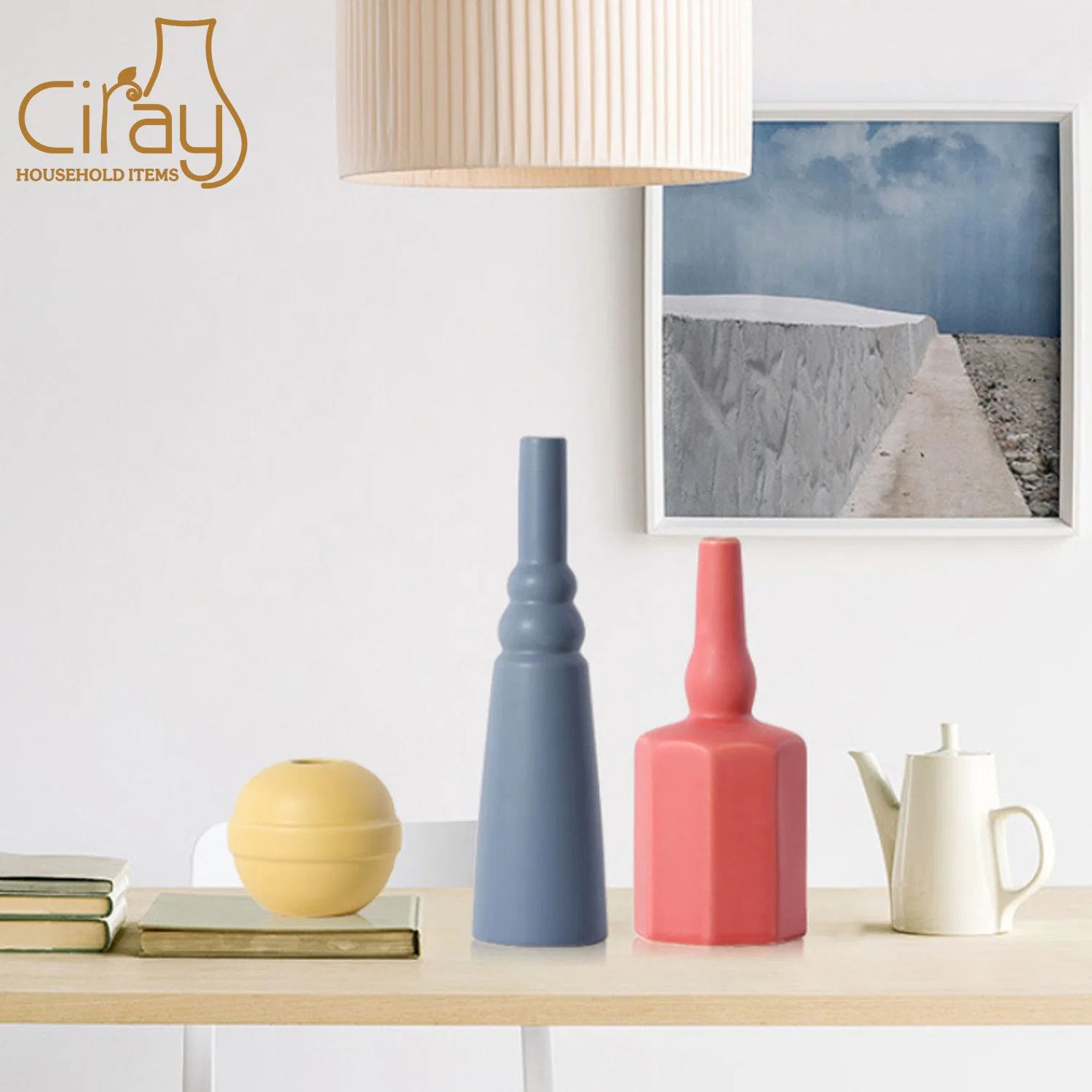 New Design Morandi Colors Home Decorative Ceramic Vase