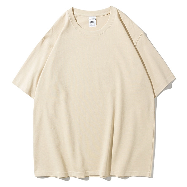Fabricant vêtements personnalisés hommes S T-Shirts 280 G/M2 coton épais surdimensionné T-shirt à manches courtes China Asian Size Blank pour Homme