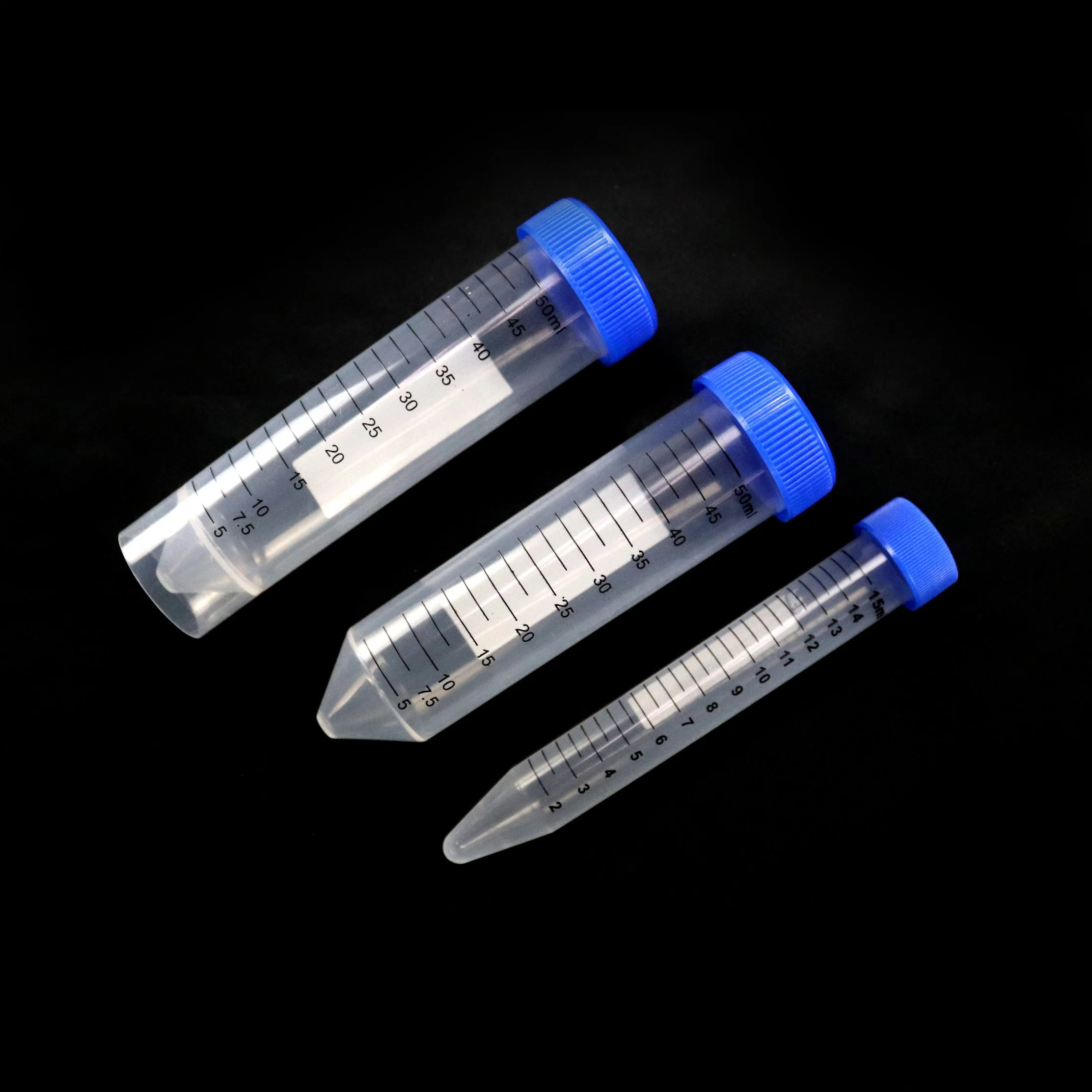 Laboratory Disposable Plastic 15ml 50ml Centrifuge Tubes Sterile Screw Caps