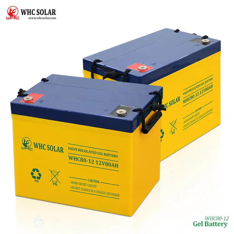 WHC 12V80ah Silikon Solar Blei Säure Gel AGM Batterie für Solaranlage