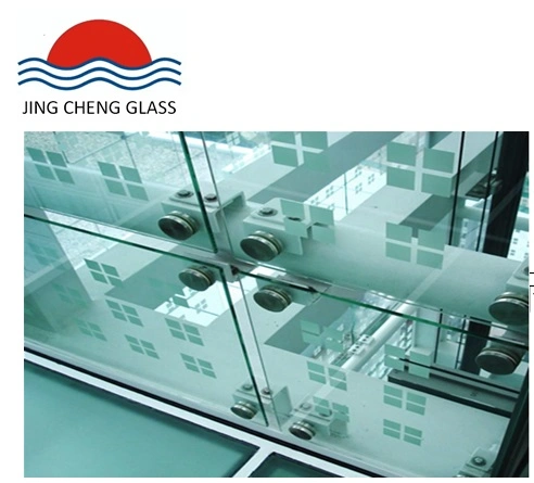 Ламинированное стекло на цокольном этаже с ограждения привода вспомогательного оборудования из нержавеющей стали