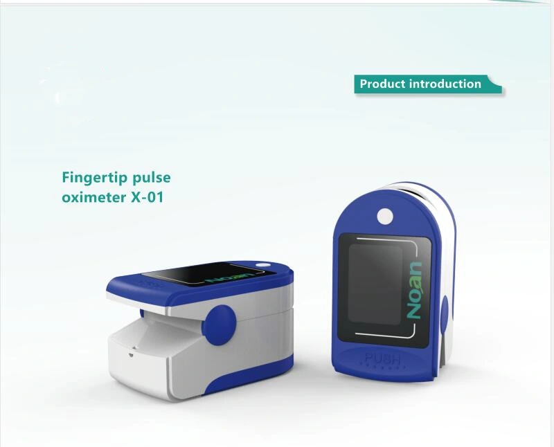 Hot Sale Portable Oximeter Fingertip Pulse Black Blue Color