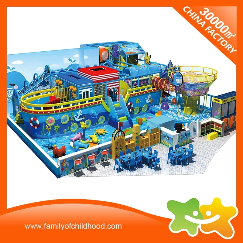 Entertainment Park LLDPE Plastic Kids Indoor Play Equipment