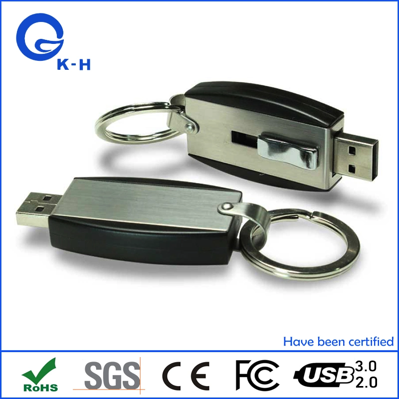 Metal Push and Pull USB 2.0 3.0 Flash Memory Storage 16GB 8GB