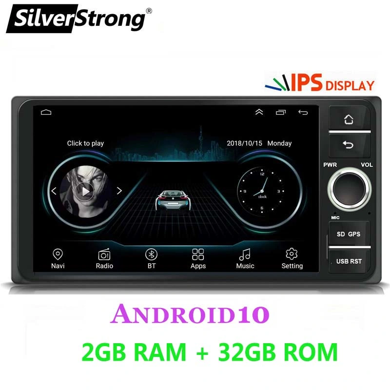 Android 11 de auto-radio 7' para la Toyota RAV4//Camry Corolla Hilux//Terios 2 DIN 8core DSP WiFi GPS 4G el SWC BT