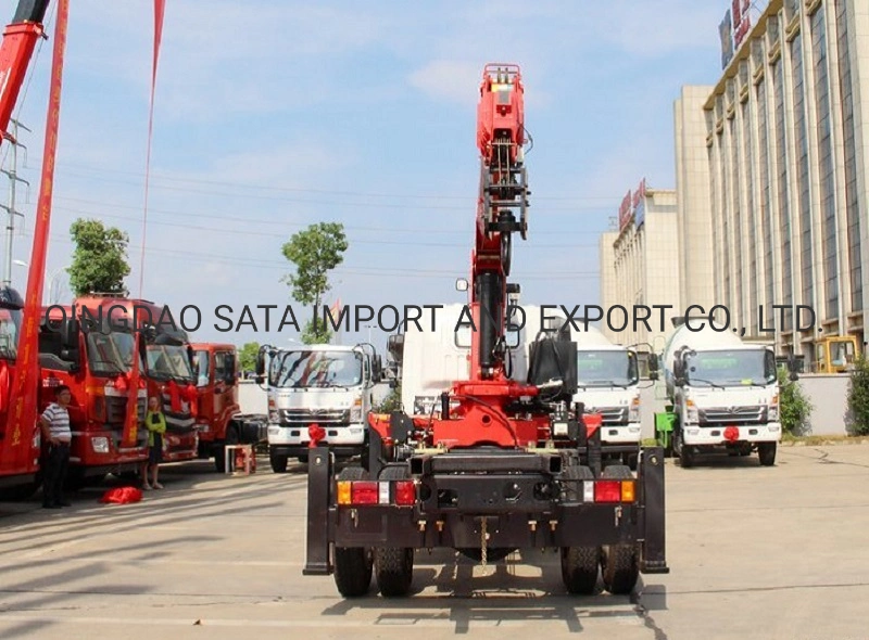 Mini Mobile Truck Mounted Crane with Telescopic Boom