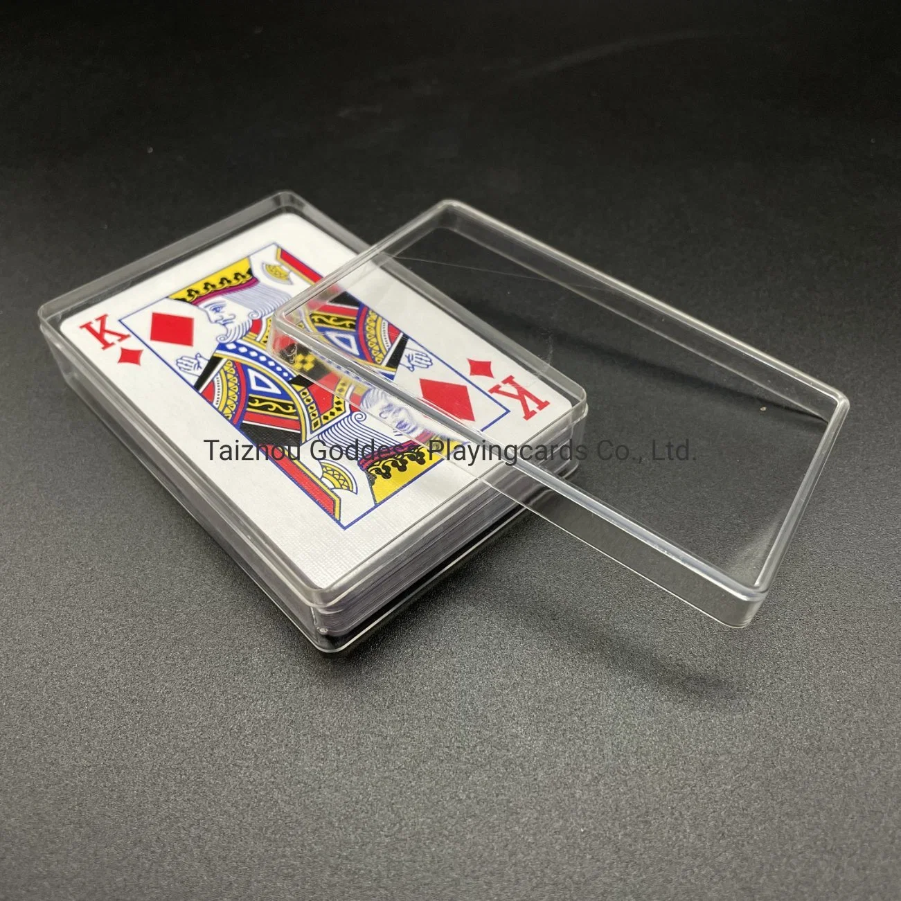 Portátil topo de gama PS transparente caixa de retângulo para um jogo de tabuleiro Playingcards padrão da plataforma