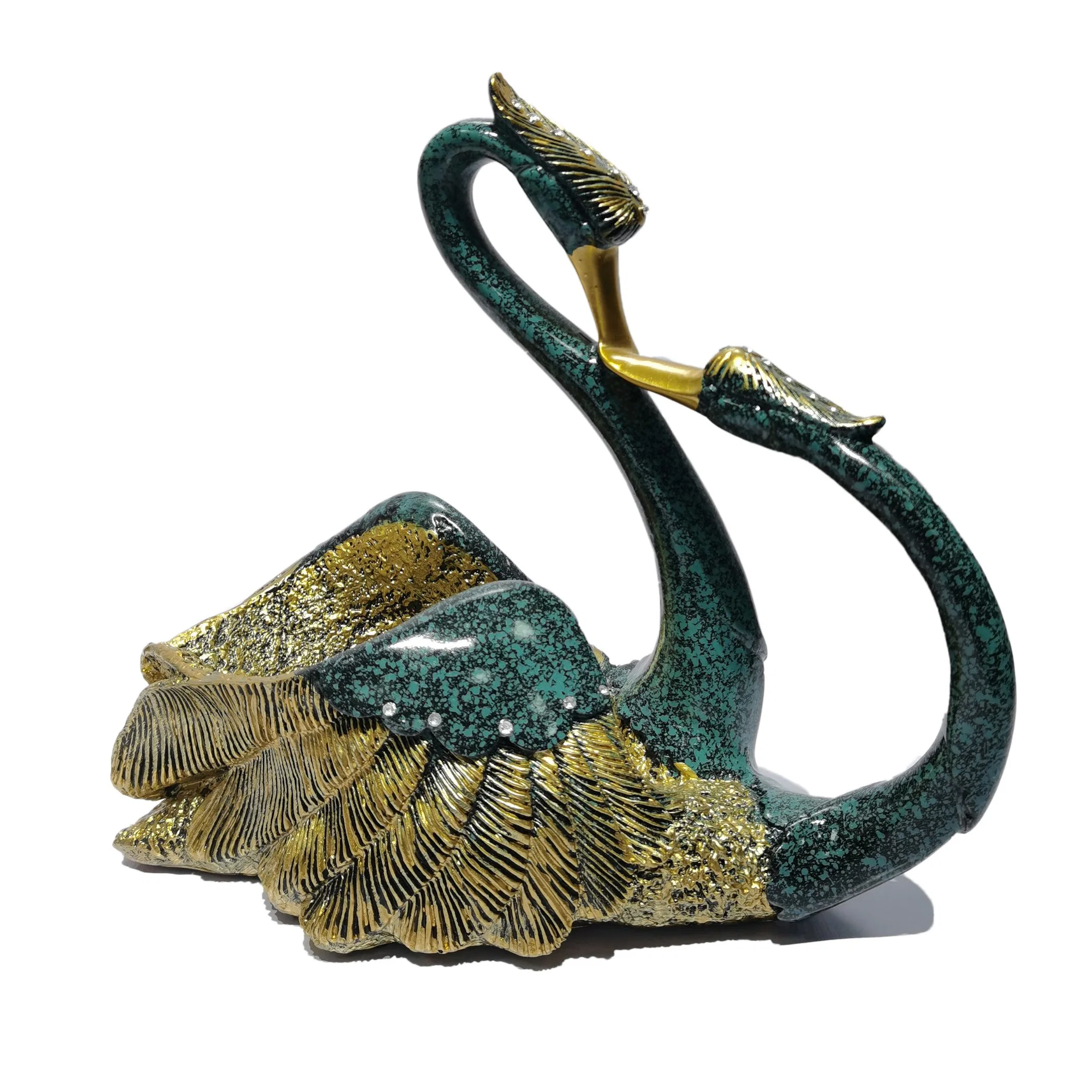 Resin Crafts Gifts Christmas Home Decorations Ornament Resin Animal Swan Wine Bottle Holder