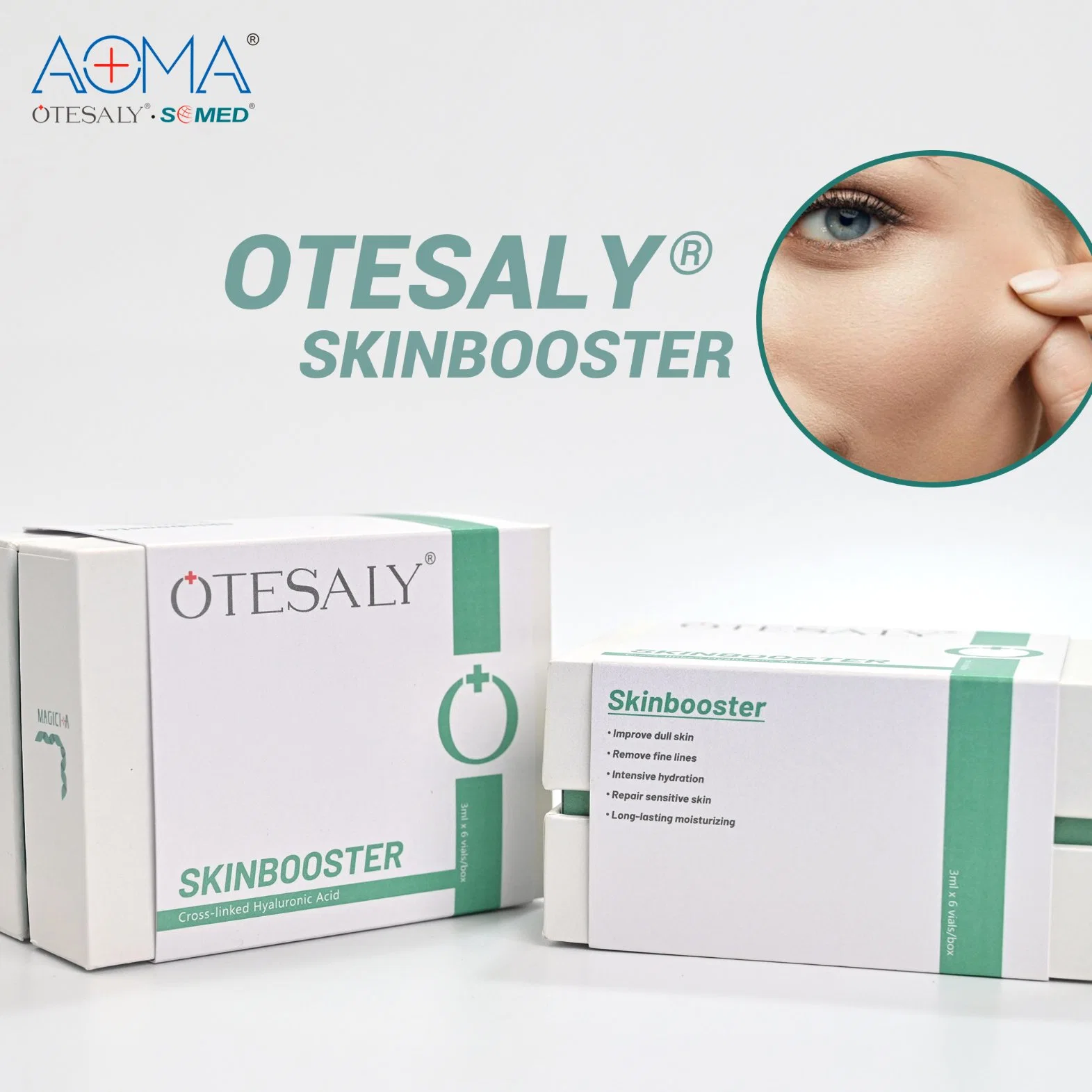 Private Label Otesaly Skinbooster levantamiento iluminando Skintone hidratante de inyección de mesoterapia