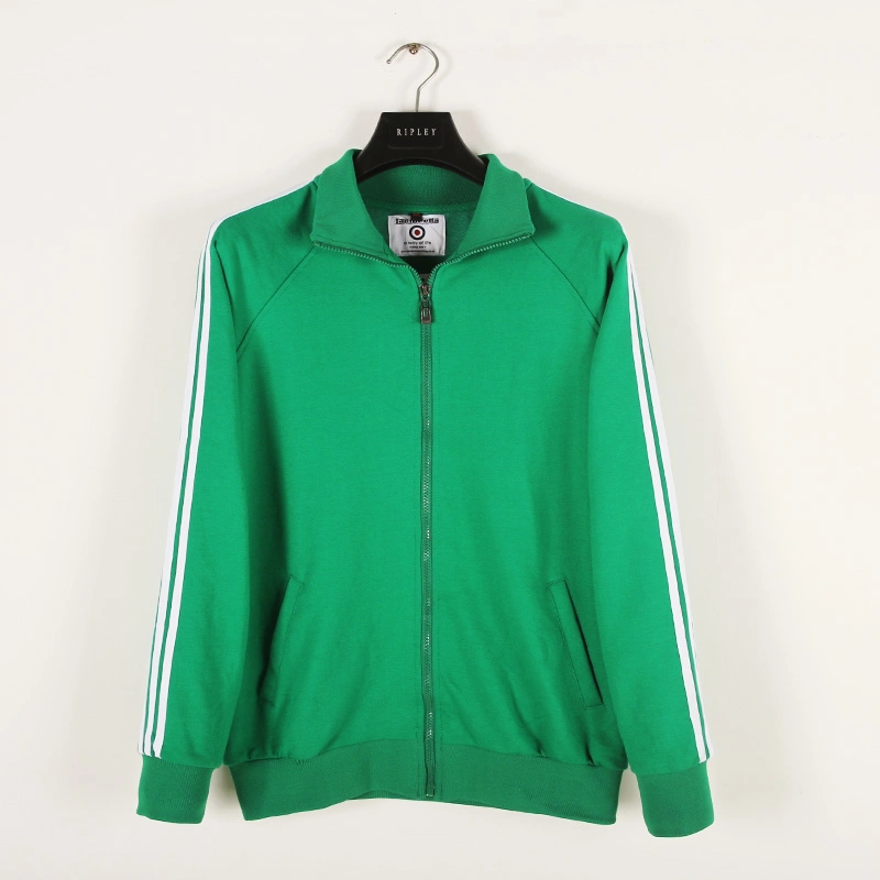 Men's Low Price High Quality Casual Green Zip Sports Comfortable Jacket