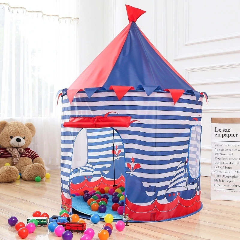 Indoor Outdoor Tent Kiddie Play Tent Collapsible Children Tent Pop up Round Game Room Wyz16364