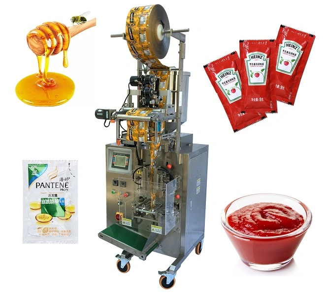 Back Sealing Small Bag Honey, Sauce, Ketchup, Jam, Shampoo Packaging Machine