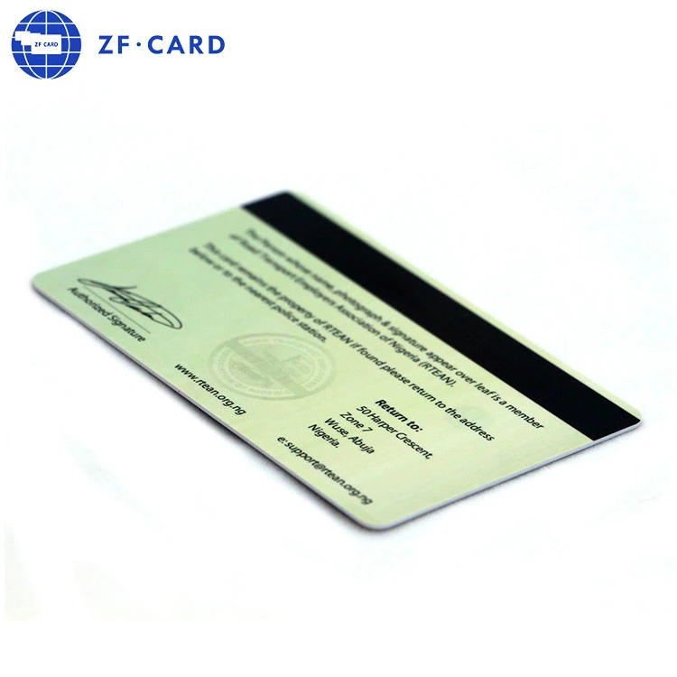 Free Design Plastic Attendance Chip Card 4K FM 24c04 Contact Access Control Card