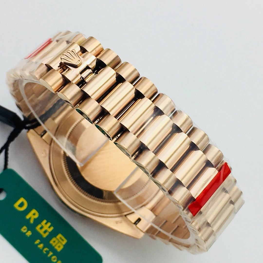 Strap Wristwatch Luxury Quartz Watch Rol&&Ex Watches Stainless Steel Buckle Custom Made Rectangle