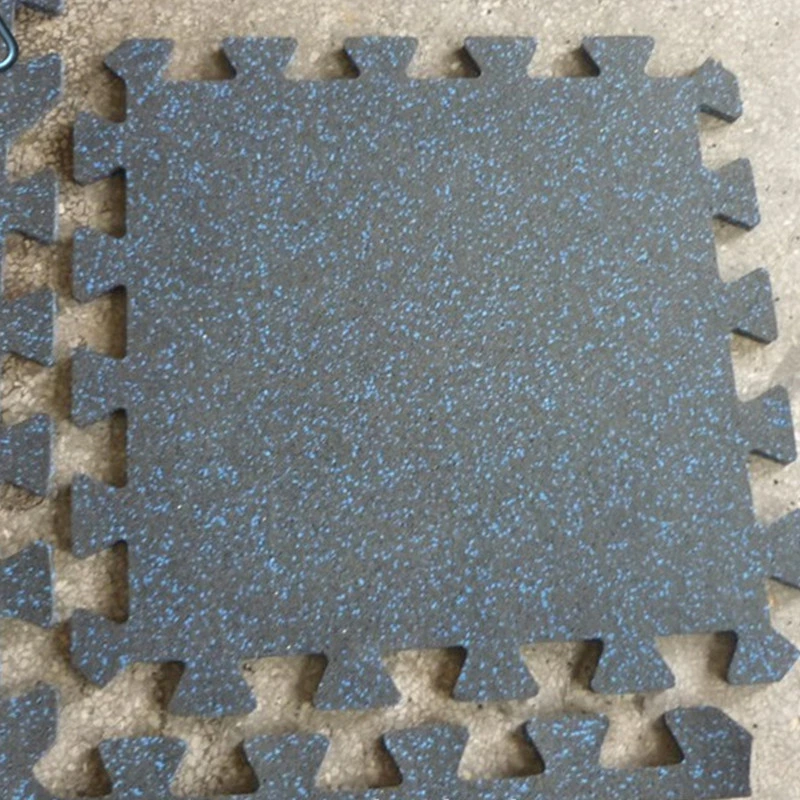 Interlock Rubber Tile Flooring Wear Resistance EPDM Rubber Flooring Mat