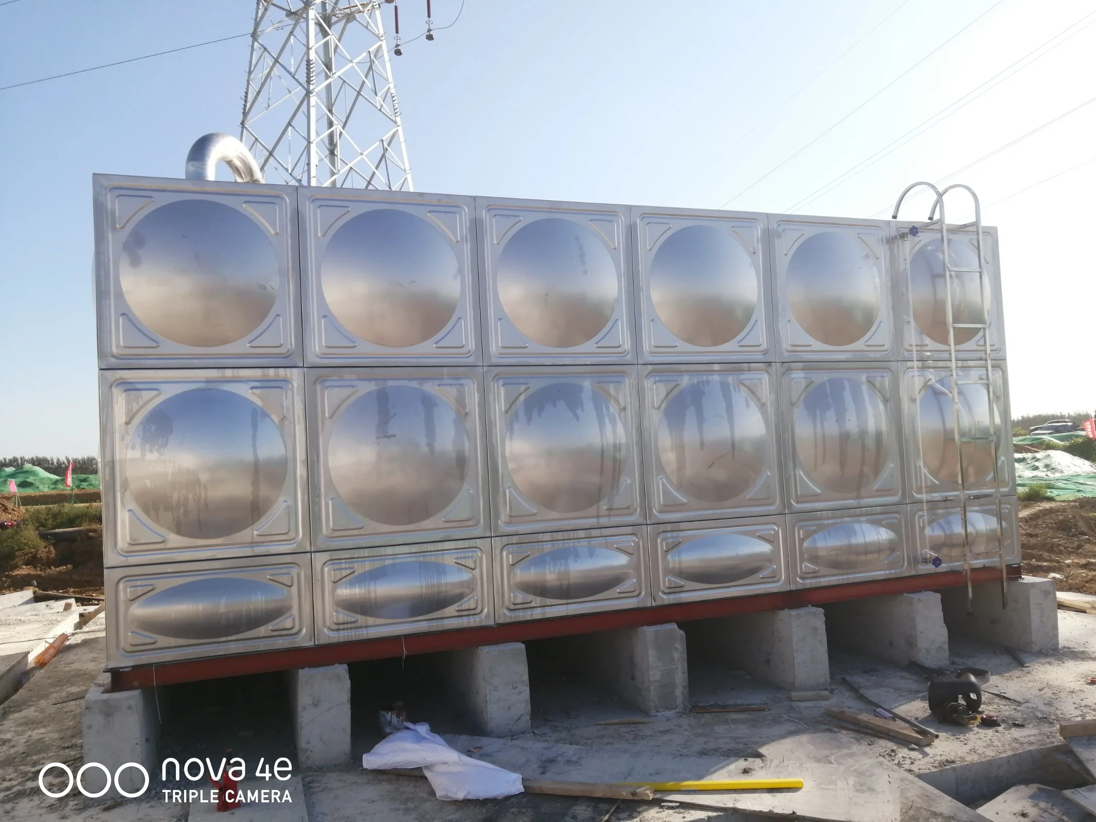 Aksx Stainless Steel Welded Water Tank