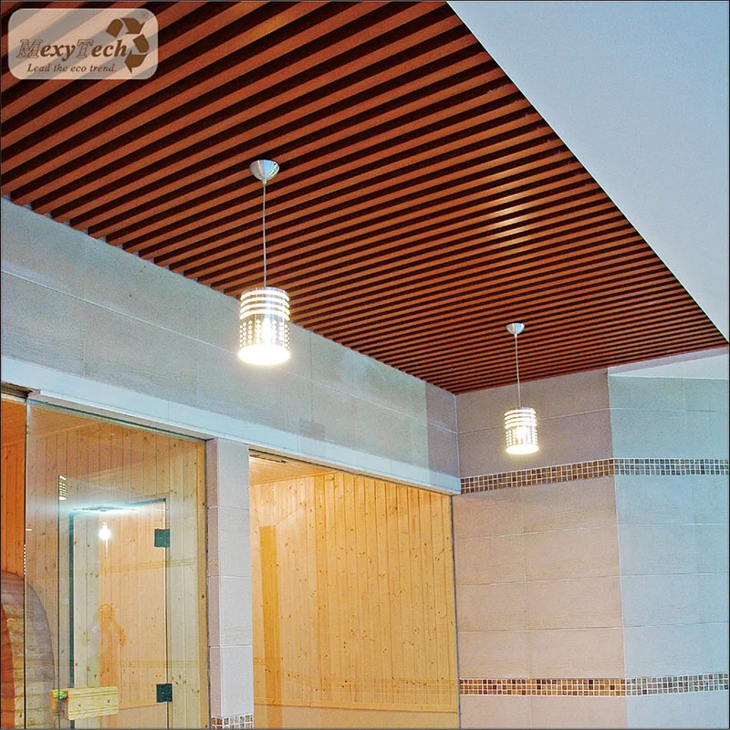 Indoor Decoration Fire Resistance Free Maintenance PVC Ceiling for Custom Design Project