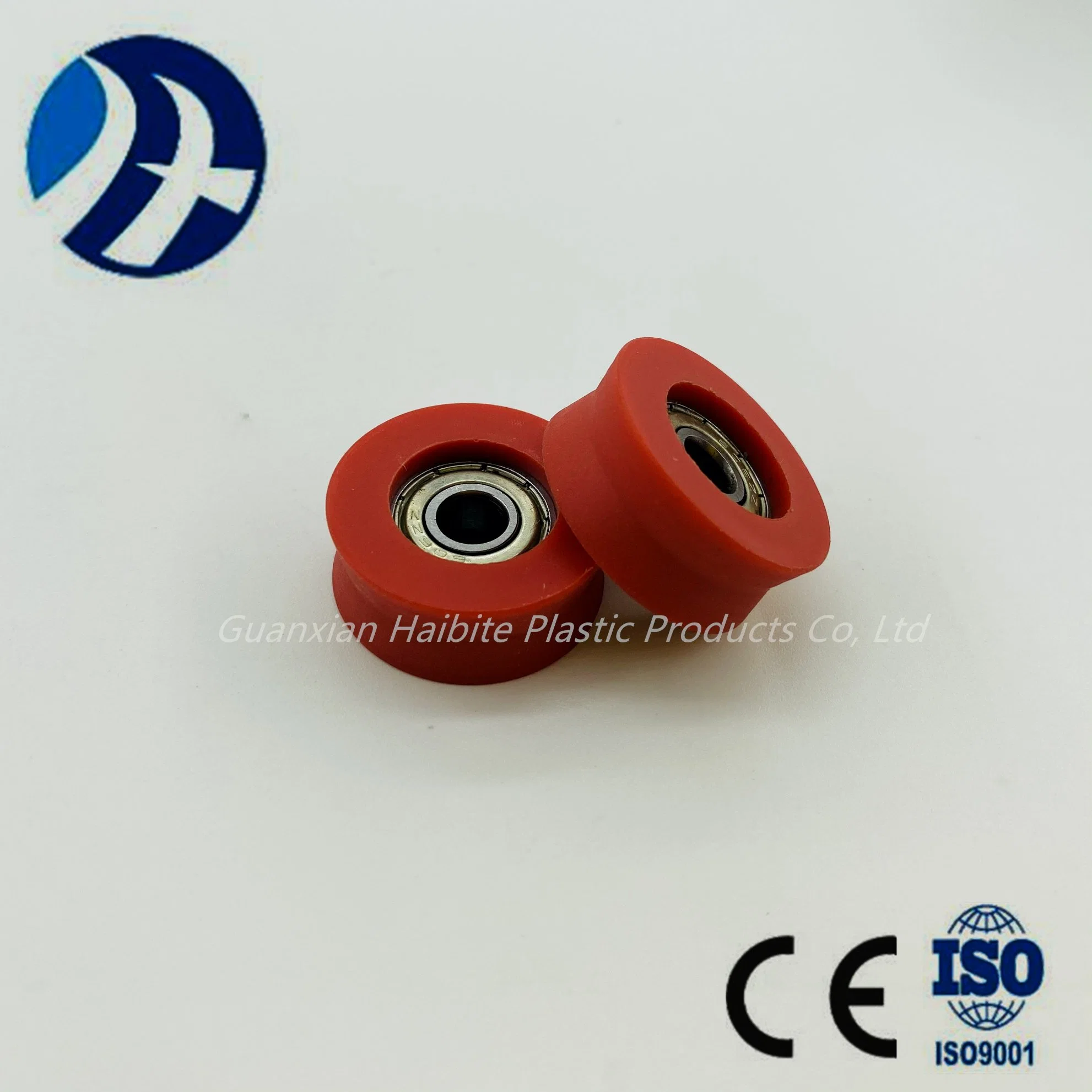 V-Type 6*27*11*25.5mm Equipment Accessories Roller Plastic Pulley Wheel with Bearingwear Resistance