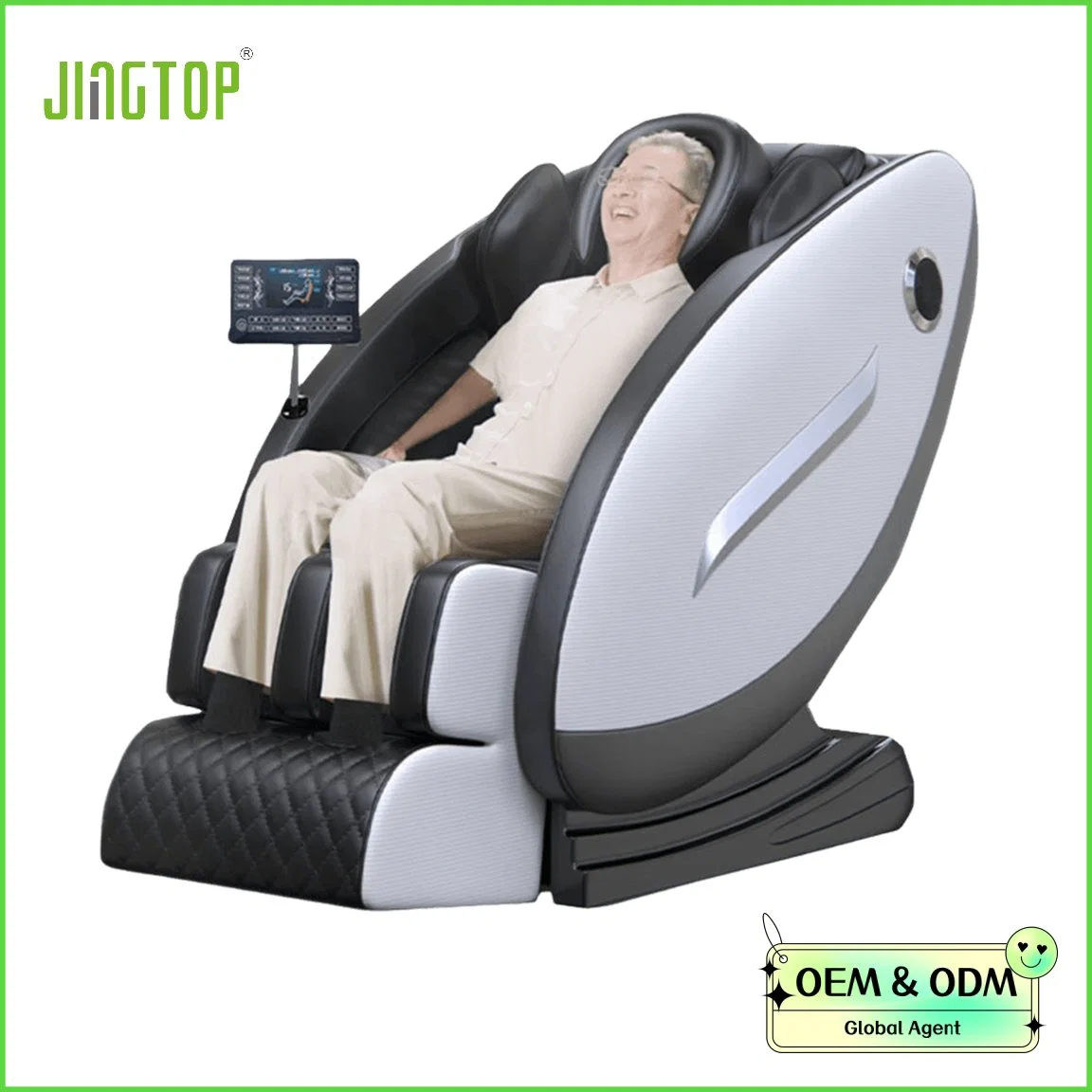 Jingtop Exclusive Agent Top Quality Kneading Blood Circulation Salon Home 8d Massage Chair