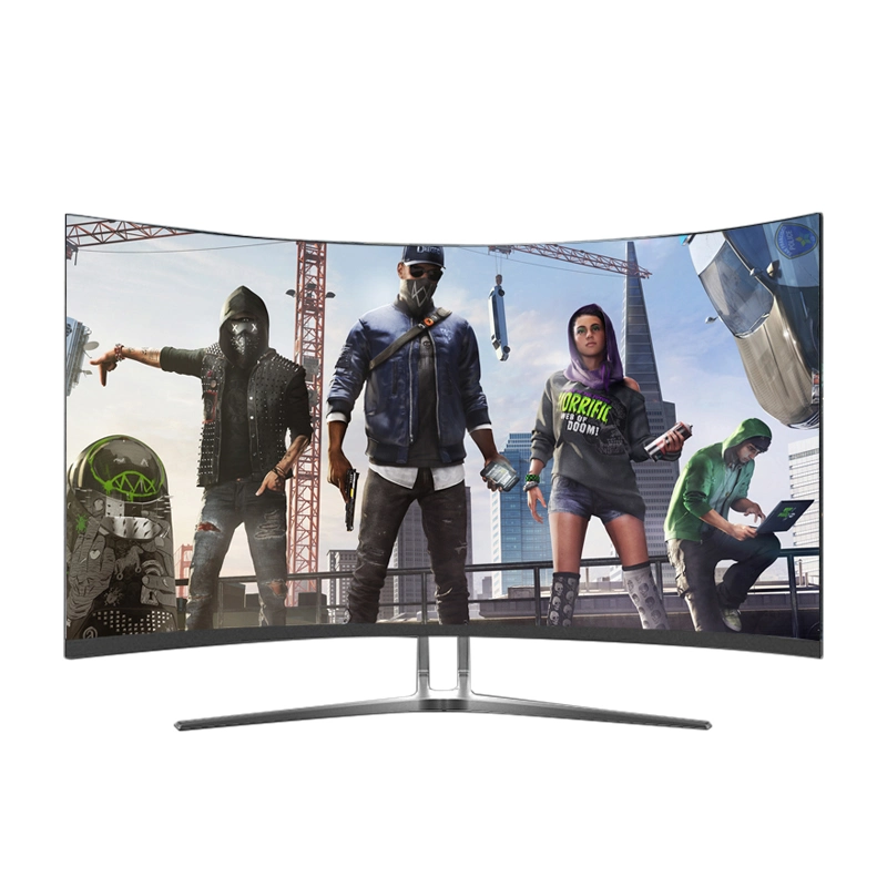 La pantalla curvada de 32 pulgadas Monitor Gmaing 1K 2K 144Hz Ordenador para juegos con efecto de la barra de luz LED