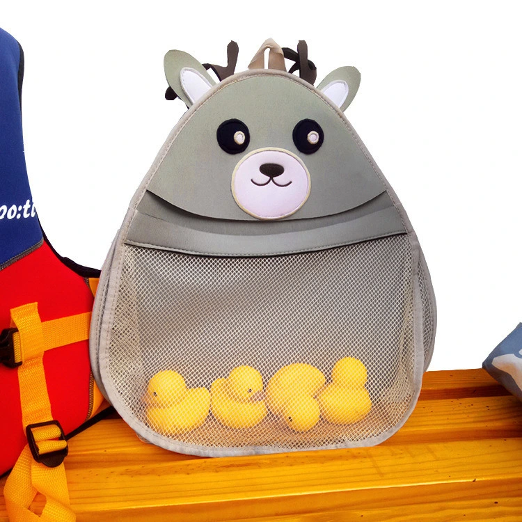 Os brinquedos de banho urso de gordura líquida de armazenamento de malha Quick Dry Bag para banheira / Titular organizador de brinquedos Bl12011