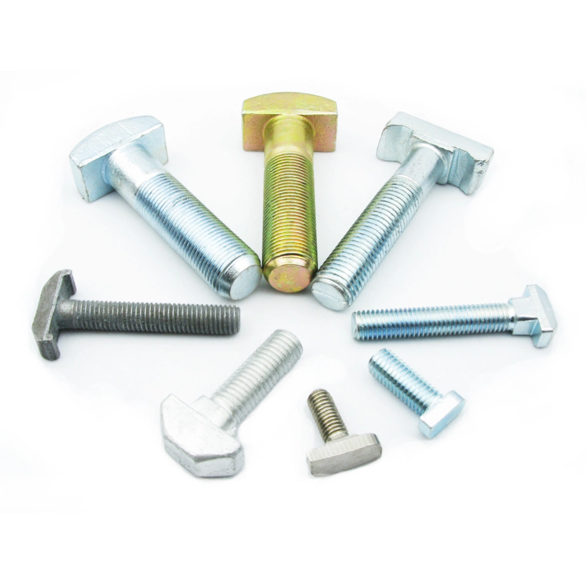 China Manufacturers Neck Square Steel T Slot Bolts